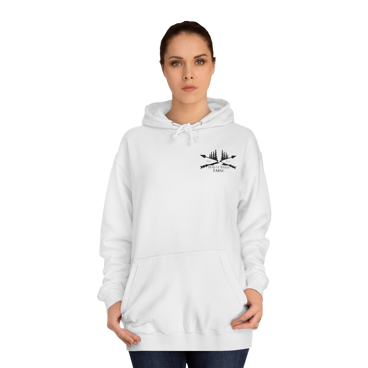 Locally Grown and Raised Hoodie - Head Of Walker Farm LLC