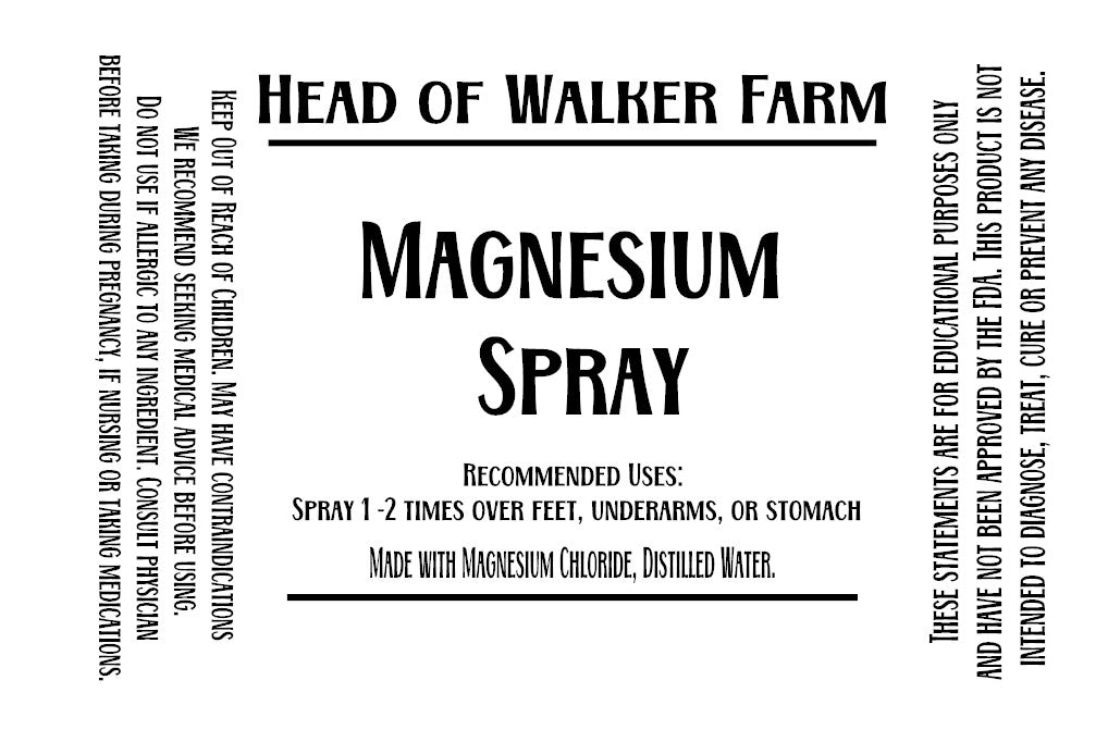 Magnesium Oil - Head Of Walker Farm LLC