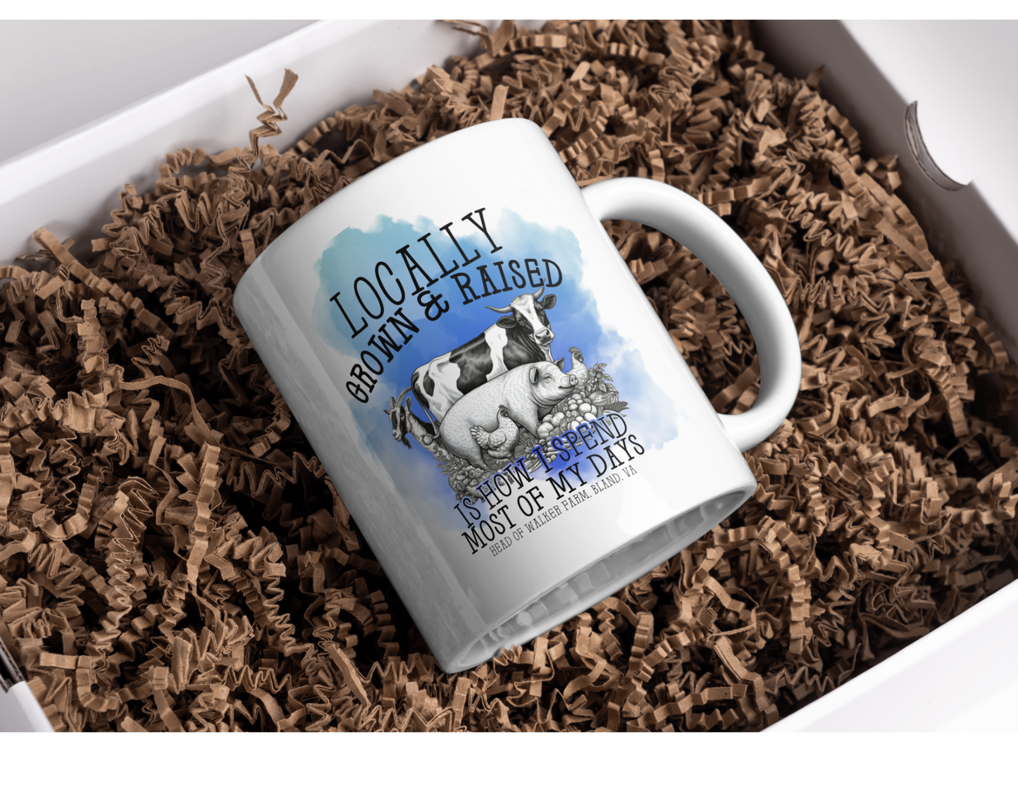 Locally Grown & Raised Coffee Mug