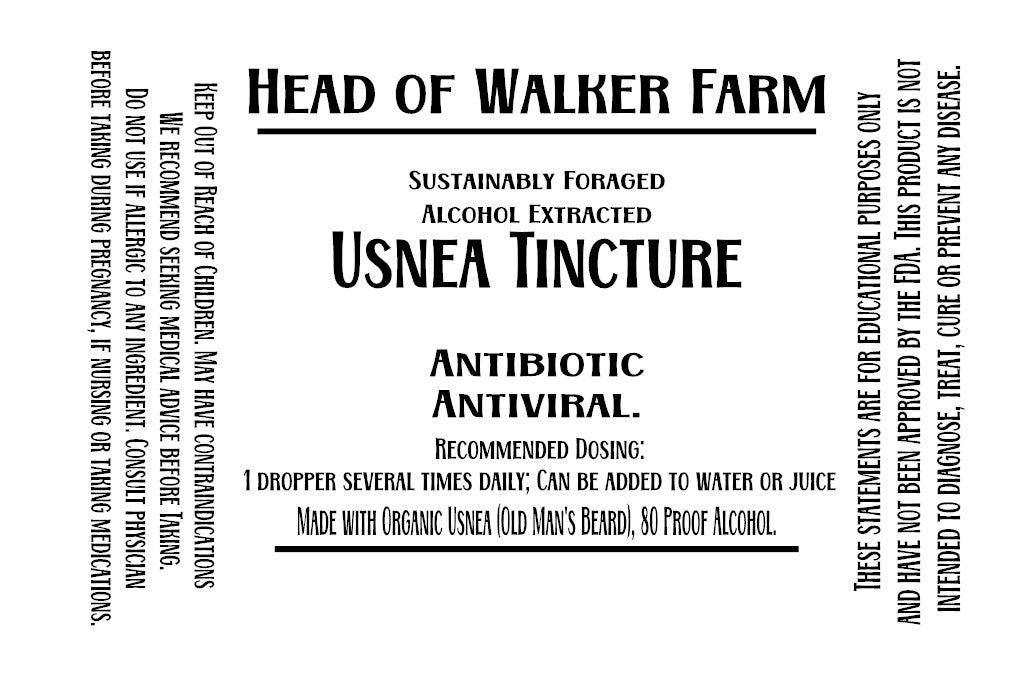 Usnea Tincture - Head Of Walker Farm LLC
