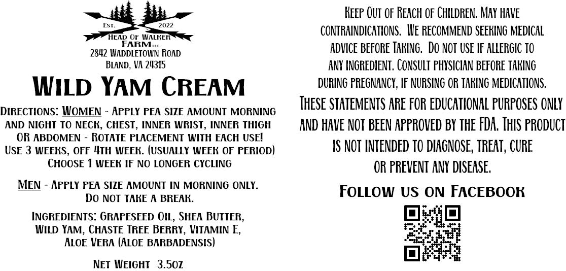 Wild Yam Salve - Head Of Walker Farm LLC