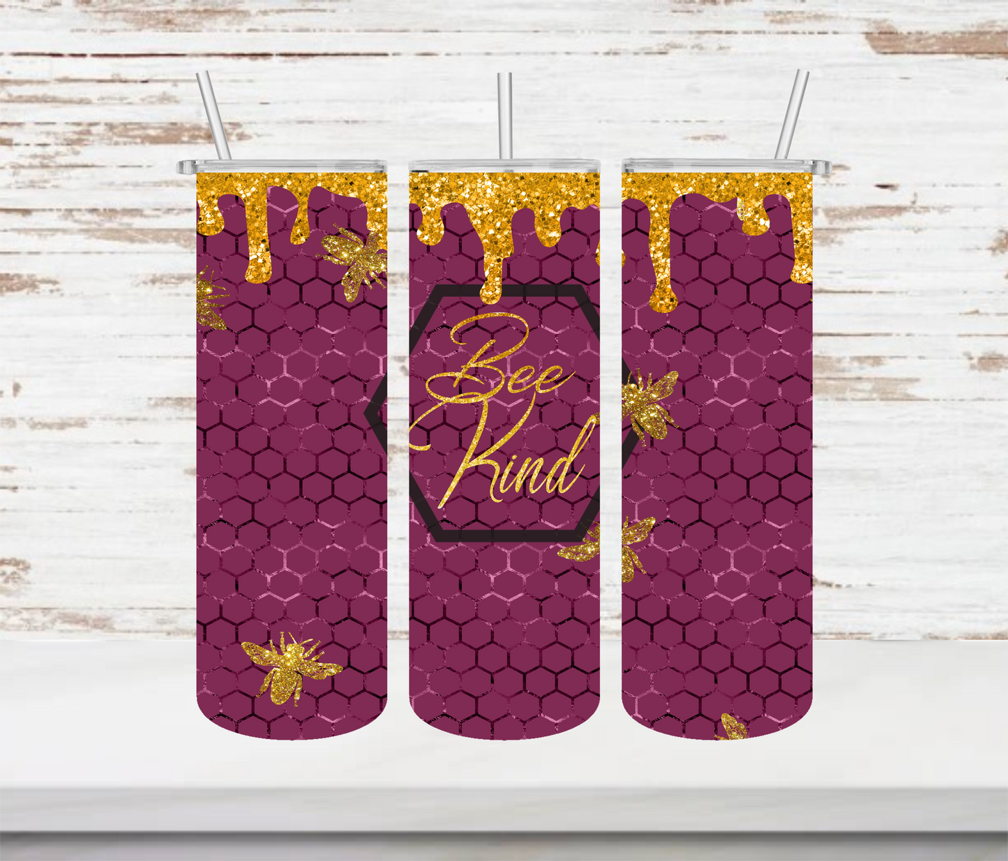 Bee Kind Tumbler - Head Of Walker Farm LLC
