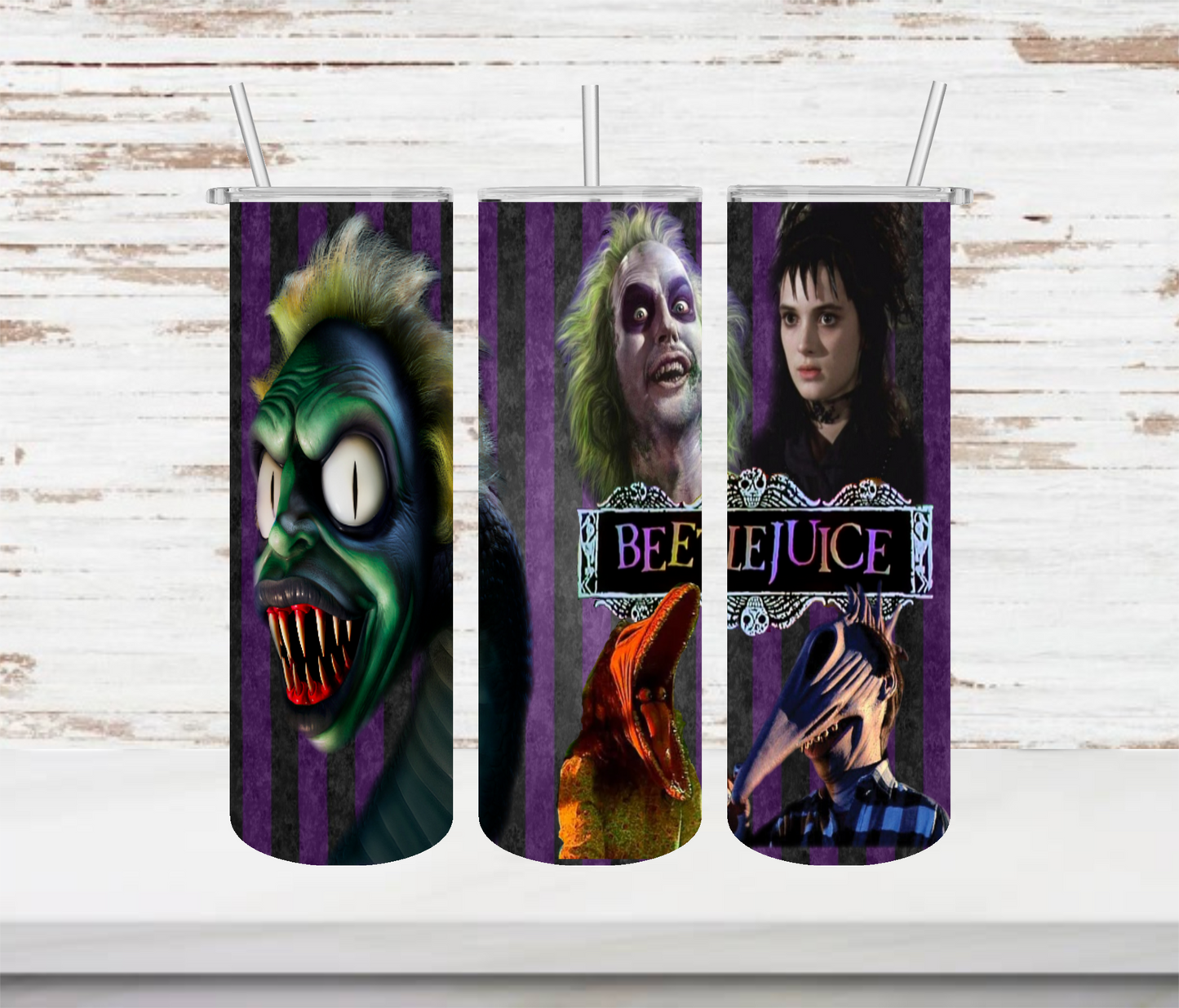 Beetlejuice Tumbler - Head Of Walker Farm LLC