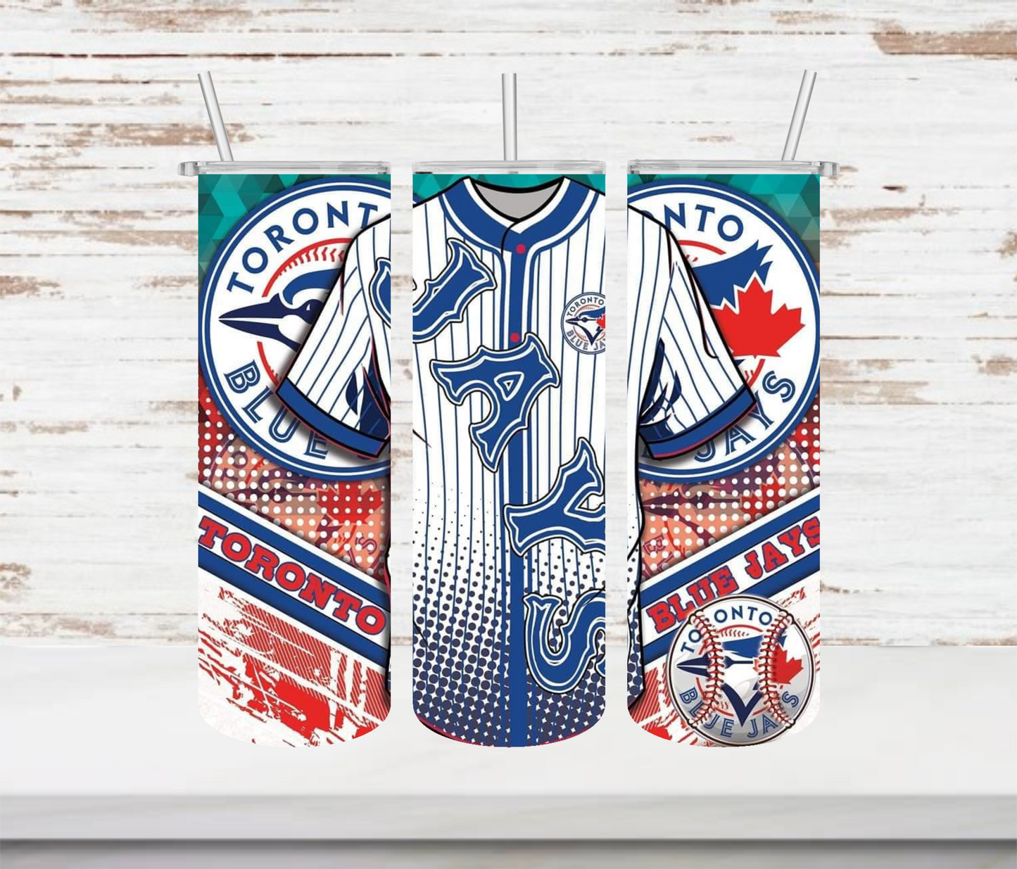 Blue Jays Jersey Tumbler - Head Of Walker Farm LLC