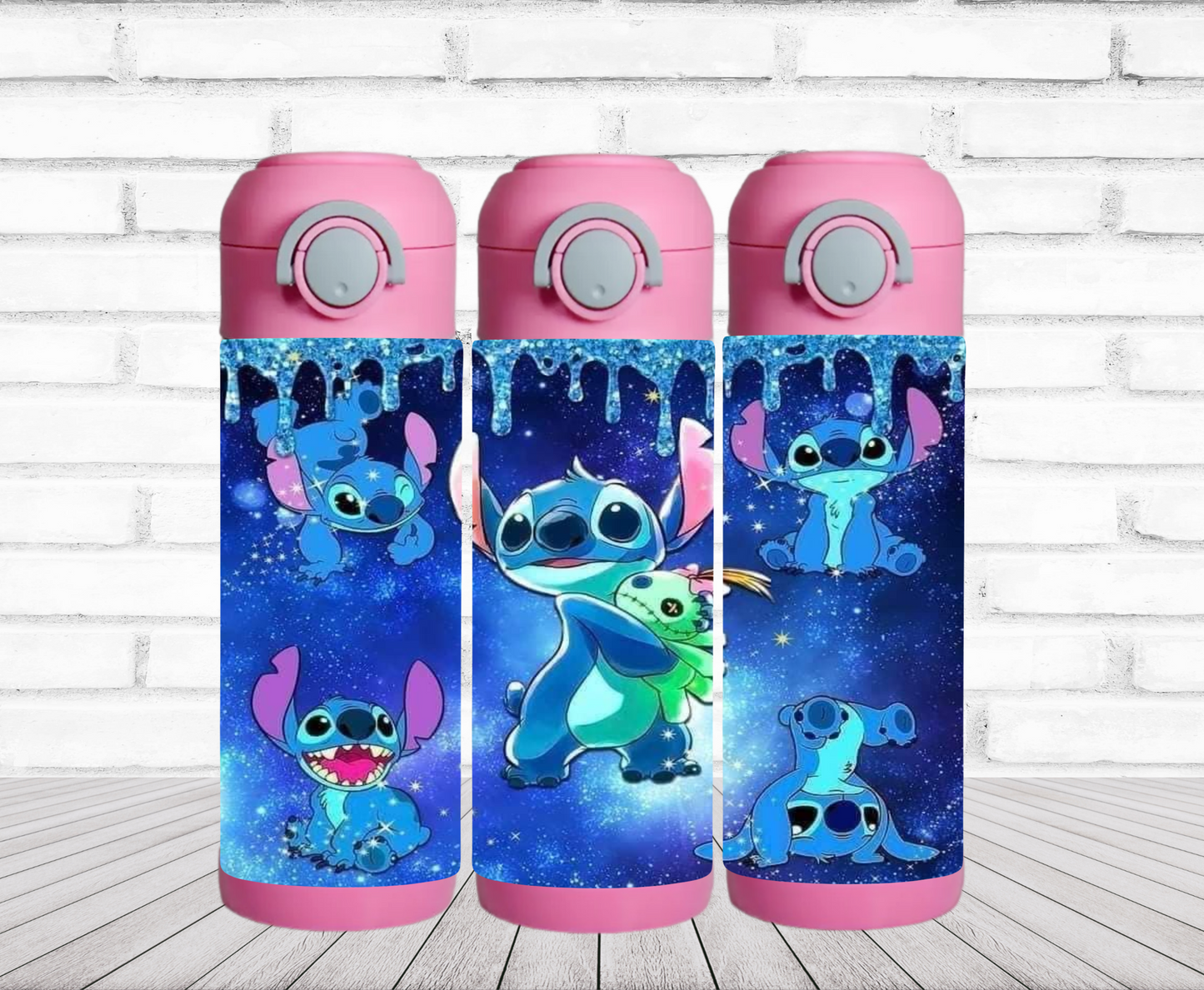 Faces Of Stitch Kids Tumbler - Head Of Walker Farm LLC