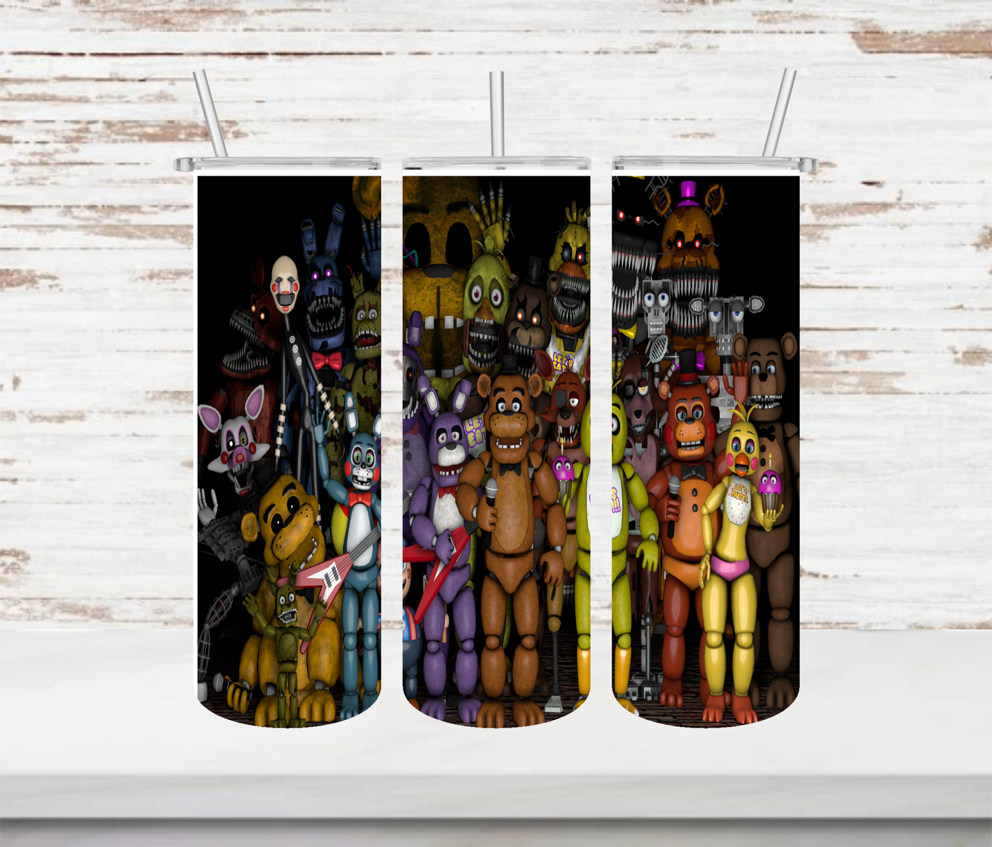 Five Nights at Freddys Tumbler - Head Of Walker Farm LLC