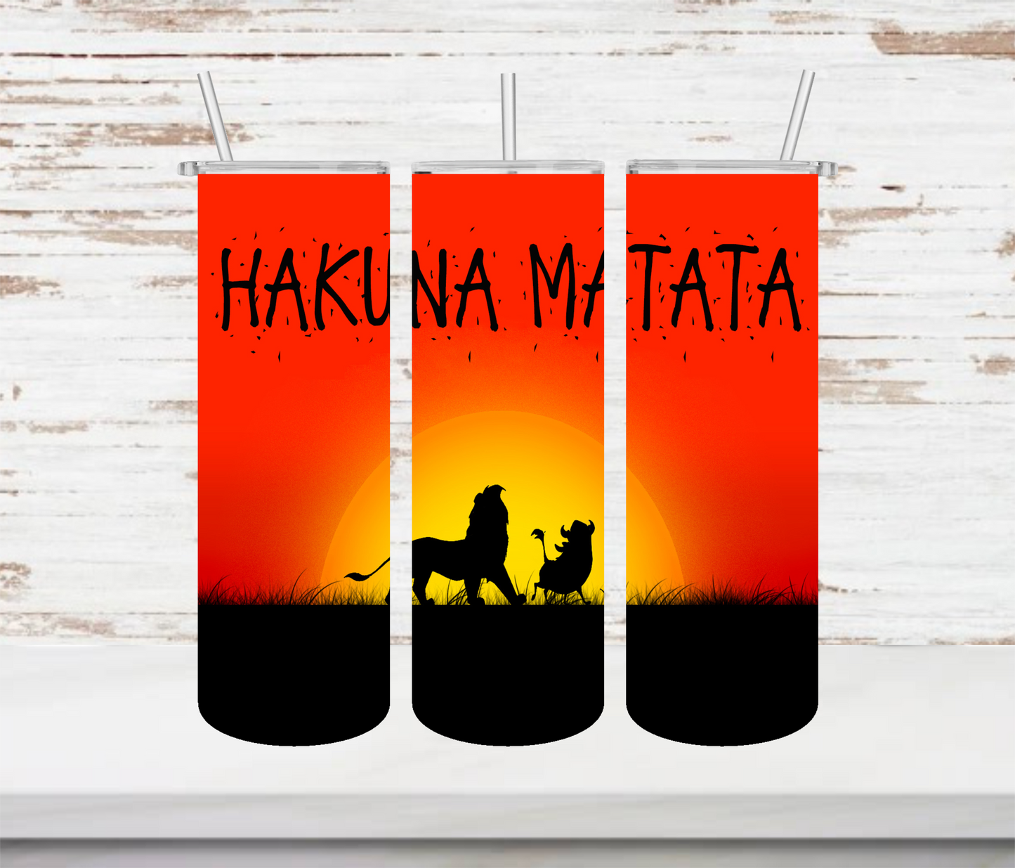 Hakuna Matata Tumbler - Head Of Walker Farm LLC