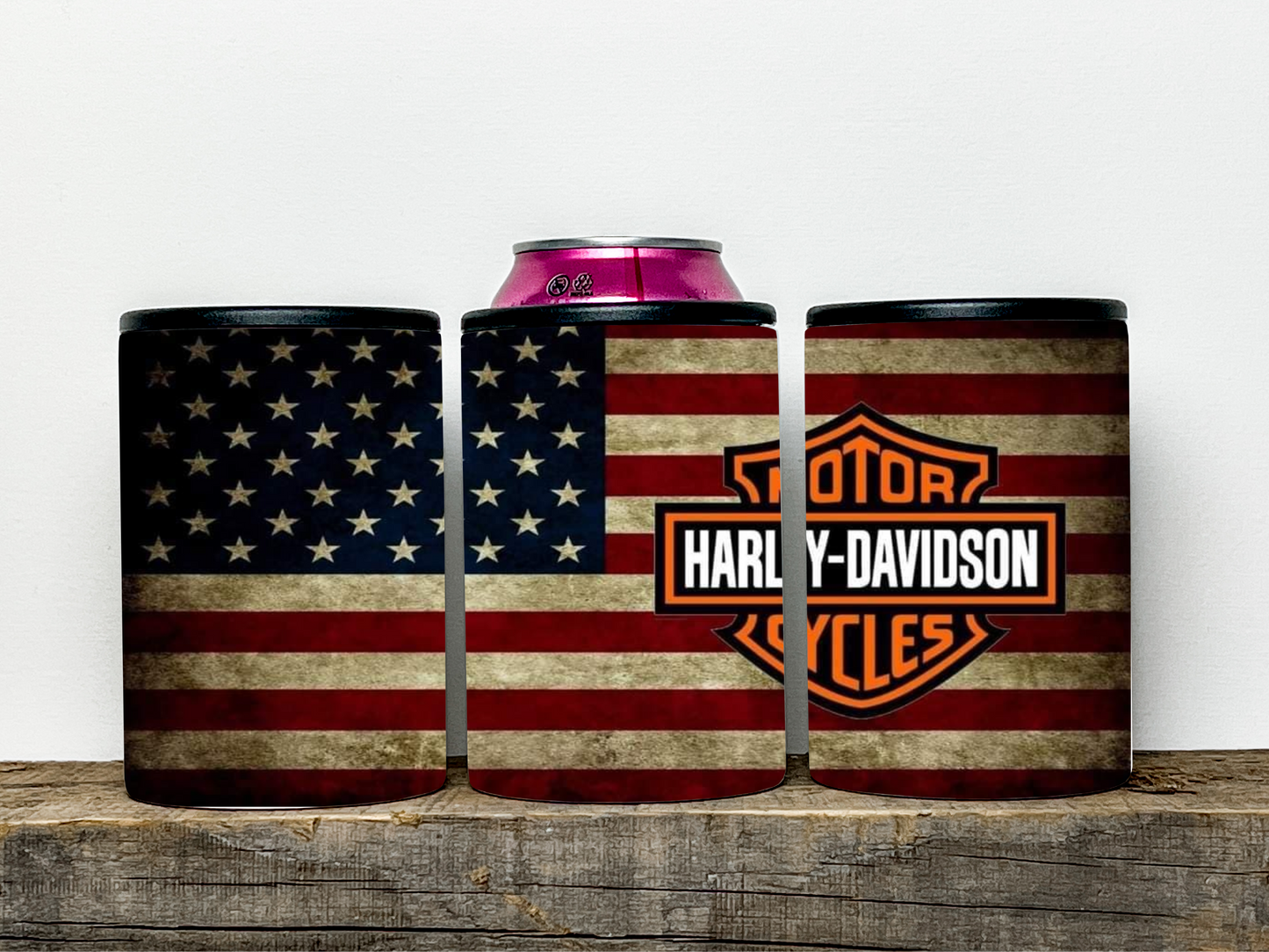 Harley Flag Tumbler - Head Of Walker Farm LLC