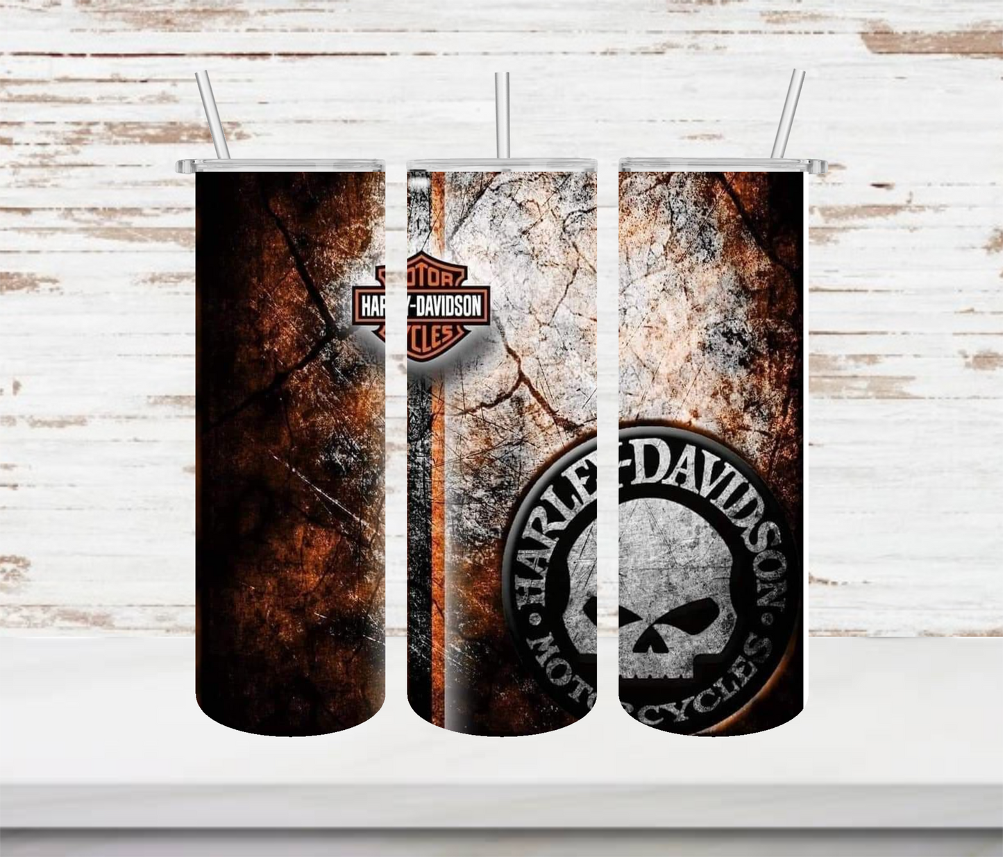 Harley Punisher Tumbler - Head Of Walker Farm LLC