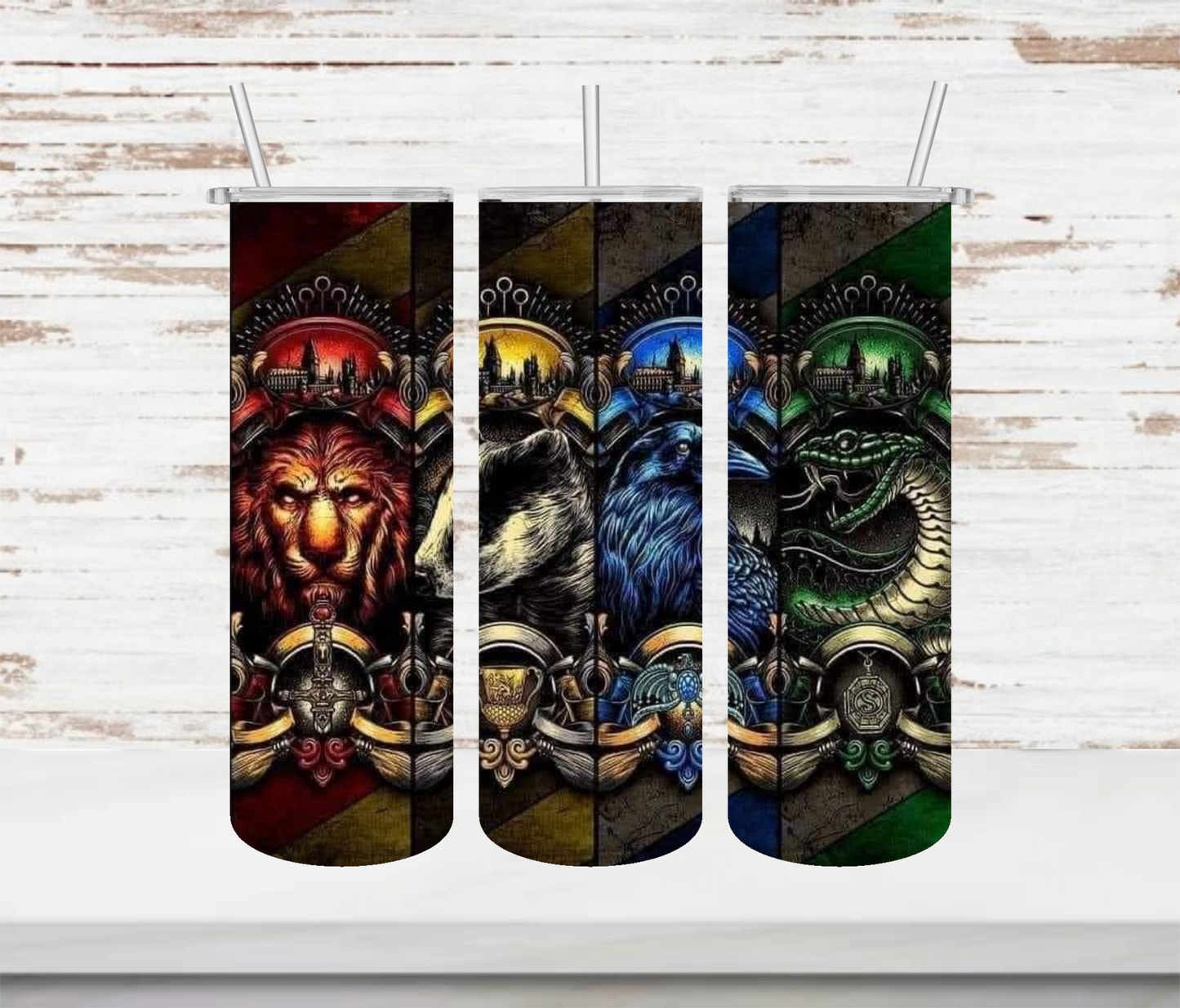 Hogwarts Houses Tumbler - Head Of Walker Farm LLC