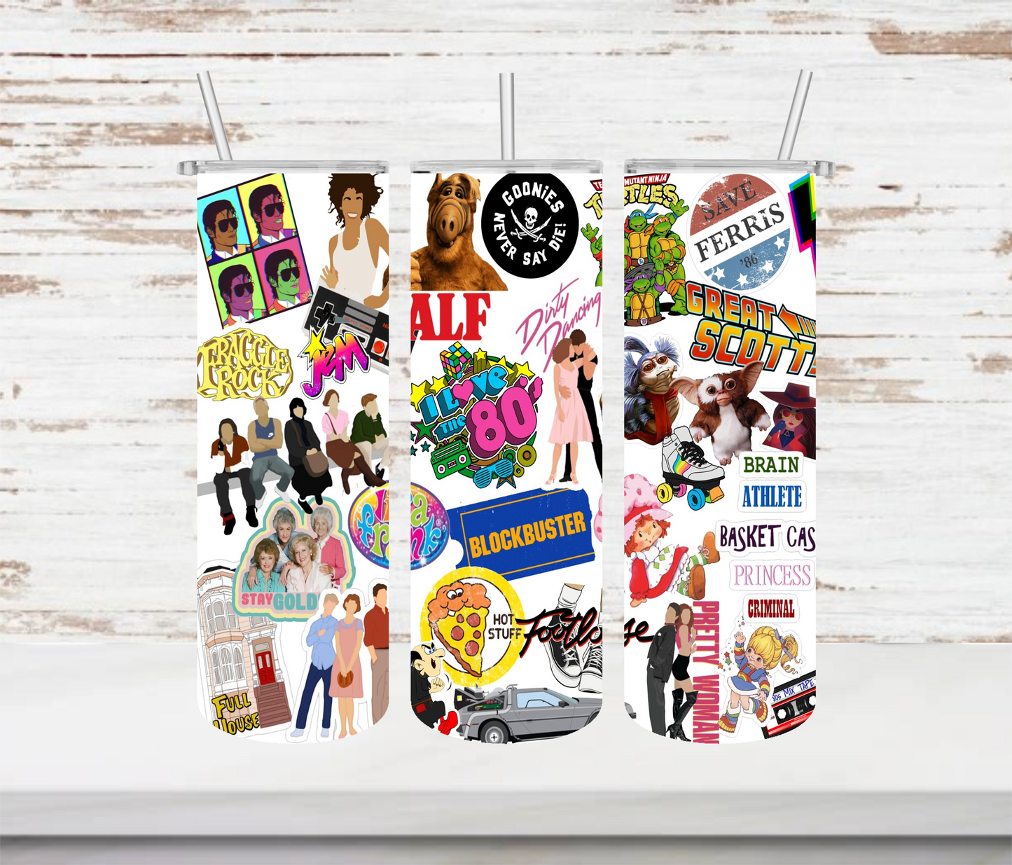 I Love the 80's Tumbler