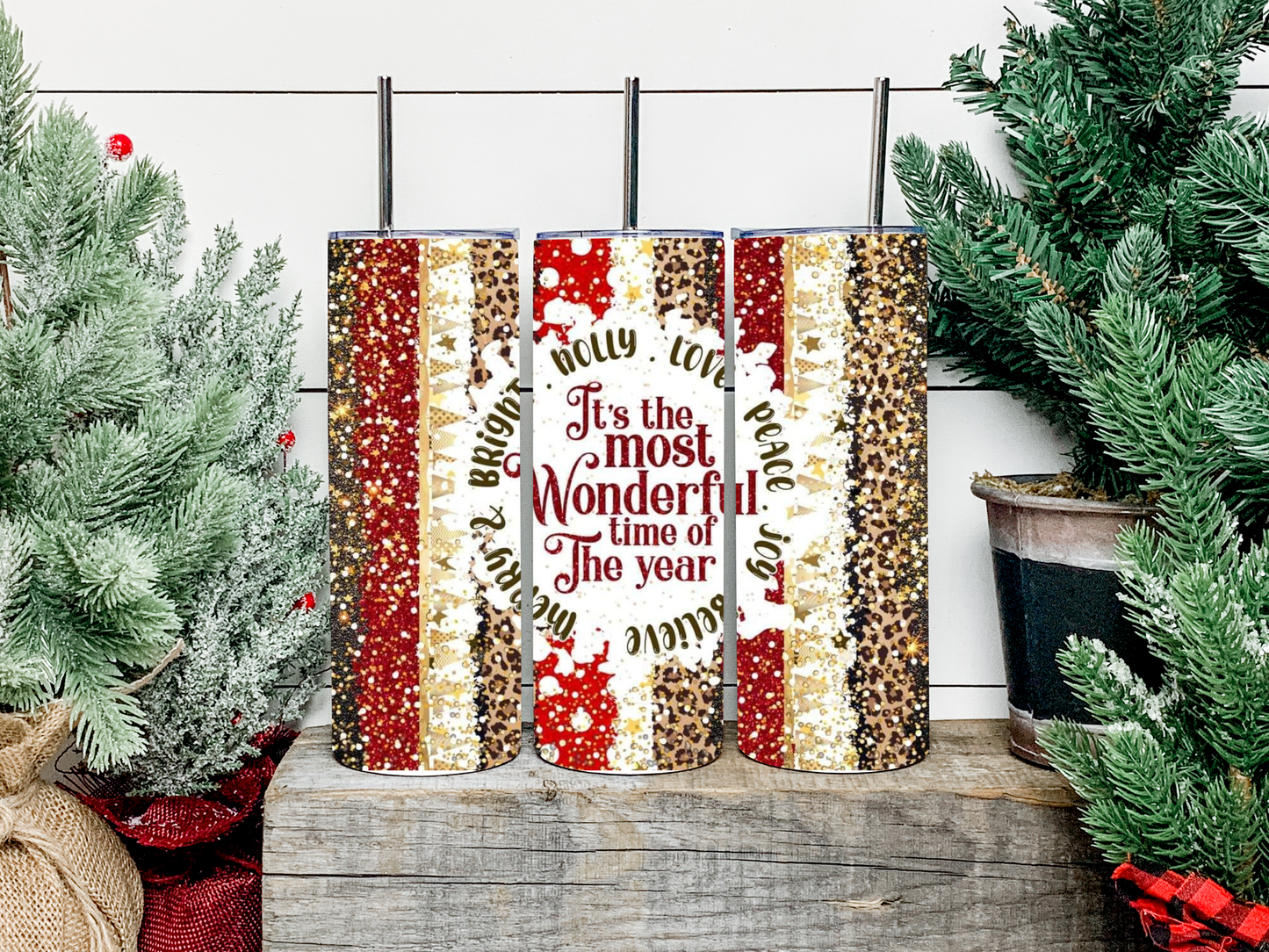 Most Wonderful Time of Year Tumbler - Head Of Walker Farm LLC