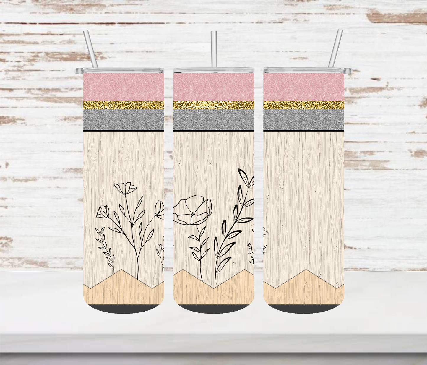 Pastel Teacher's Pencil Tumbler