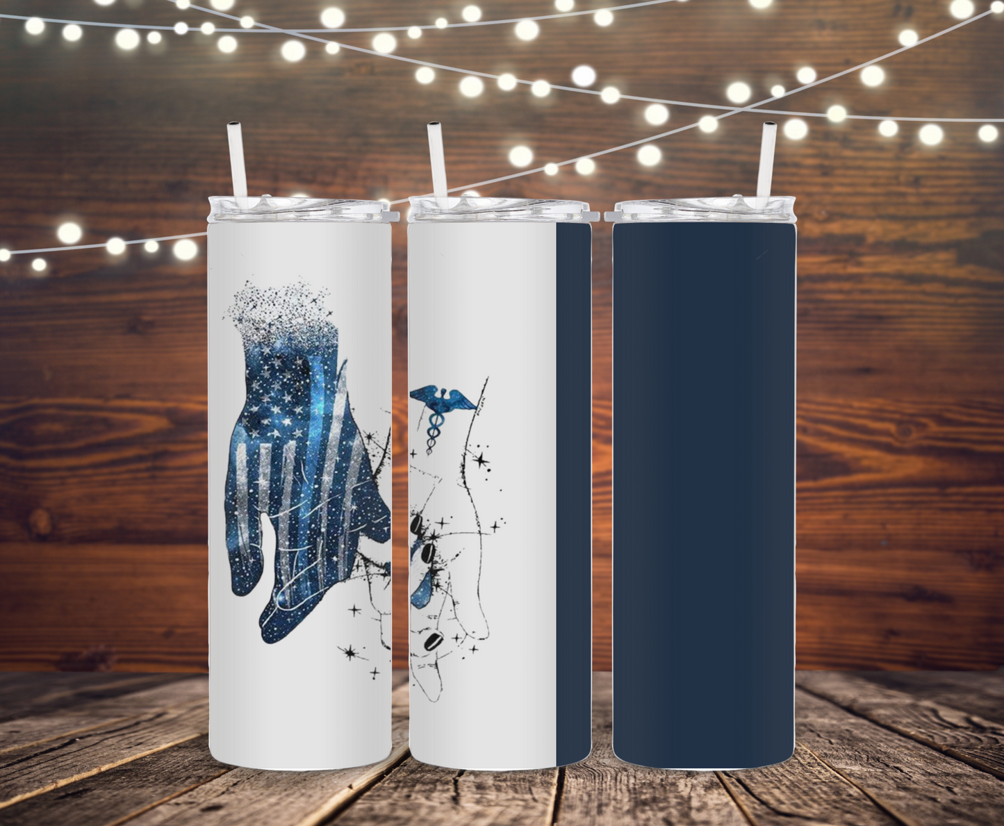 Police & Nurse Power Couple Tumbler
