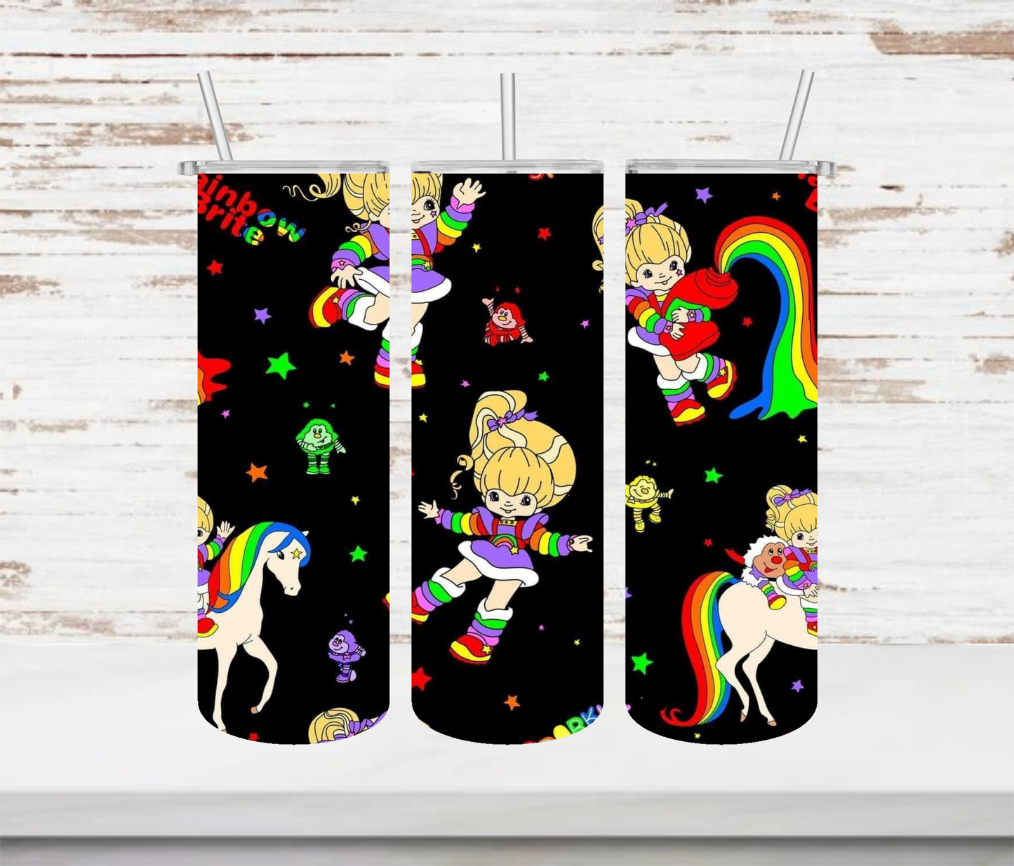 Rainbow Bright Tumbler - Head Of Walker Farm LLC