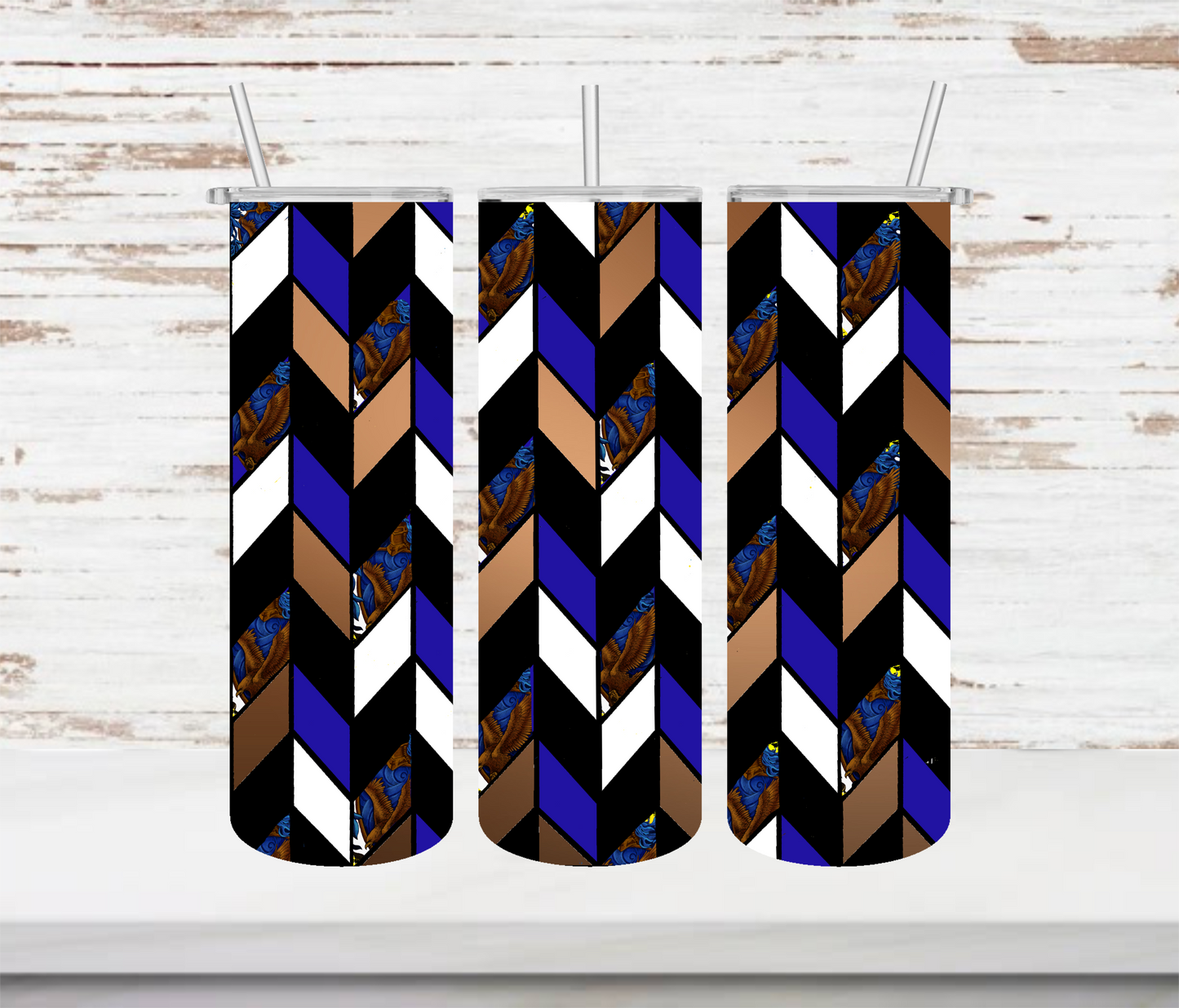 Ravenclaw Tangram Tumbler - Head Of Walker Farm LLC