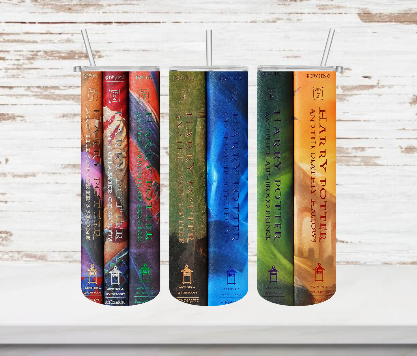 US Book Spine Collection Tumbler - Head Of Walker Farm LLC