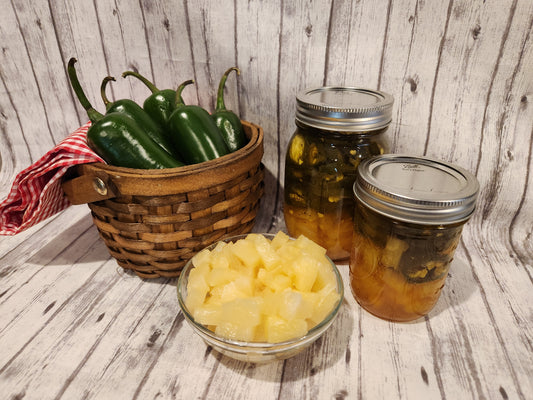 Candied Jalapenos & Pineapple