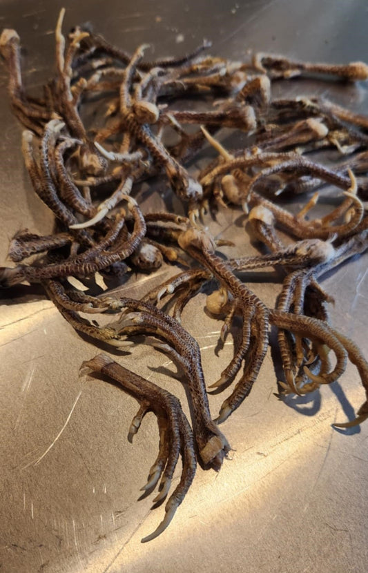 Dehydrated Quail Feet - Head Of Walker Farm LLC