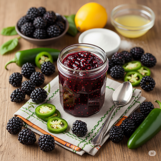 Blackberry Jalapeno Jam