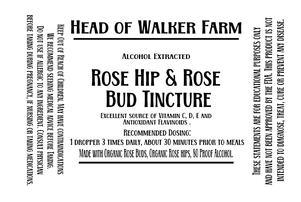 Rose Bud & Rose Hip Tincture