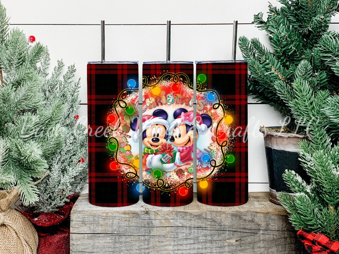 Mouse Christmas Characters Tumbler