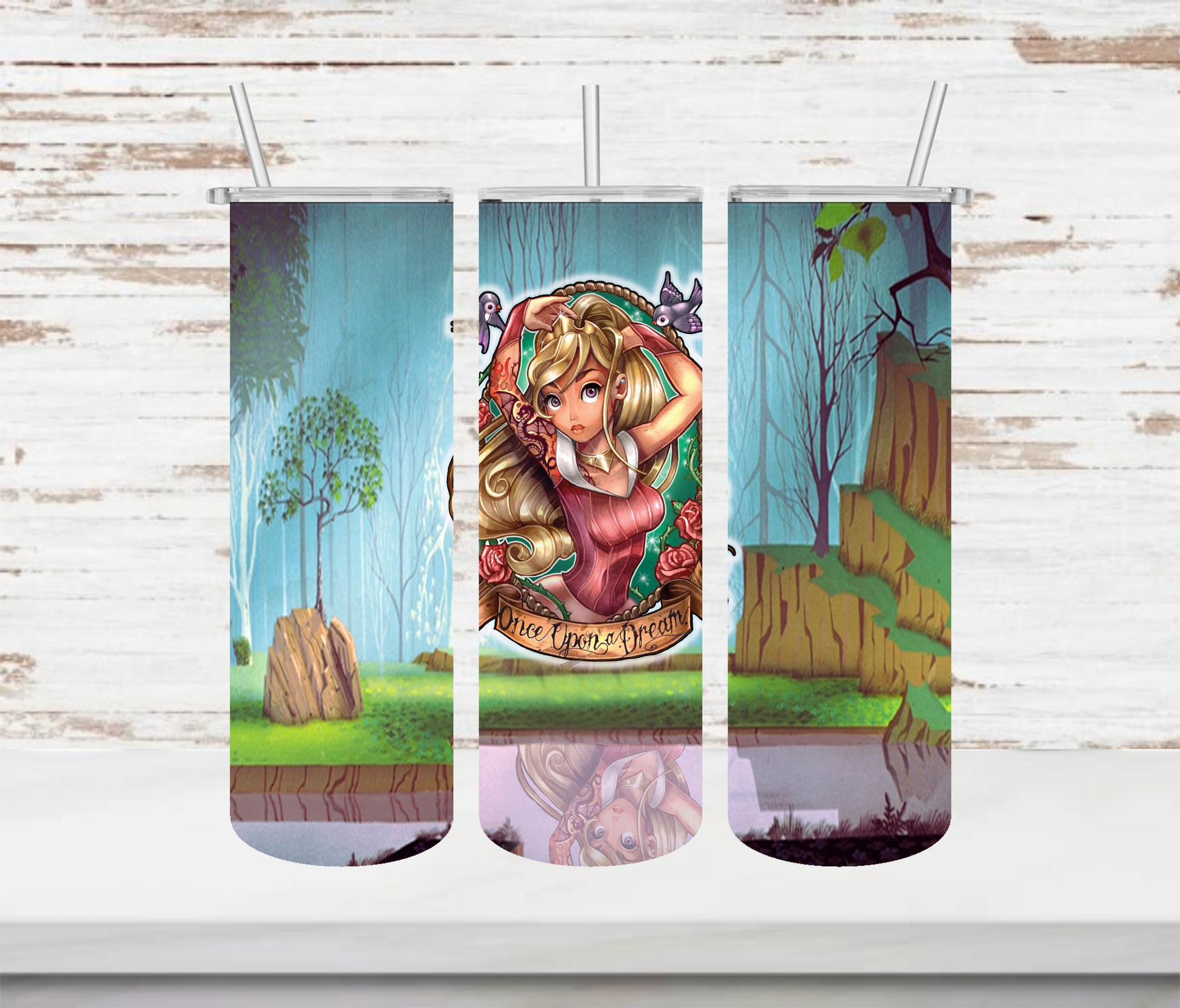 Aurora Tattooed Tumbler - Head Of Walker Farm LLC