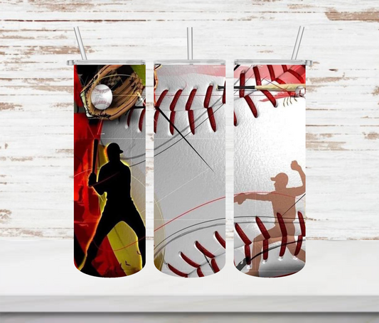 Baseball Players Tumbler - Head Of Walker Farm LLC