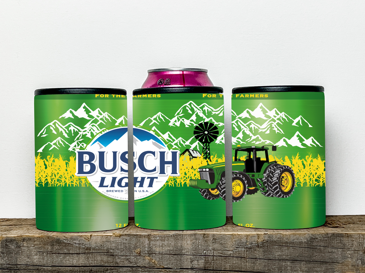 Busch Light Tractor Can Tumbler