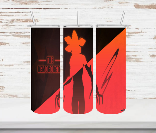 Demogorgon Stranger Things Tumbler - Head Of Walker Farm LLC