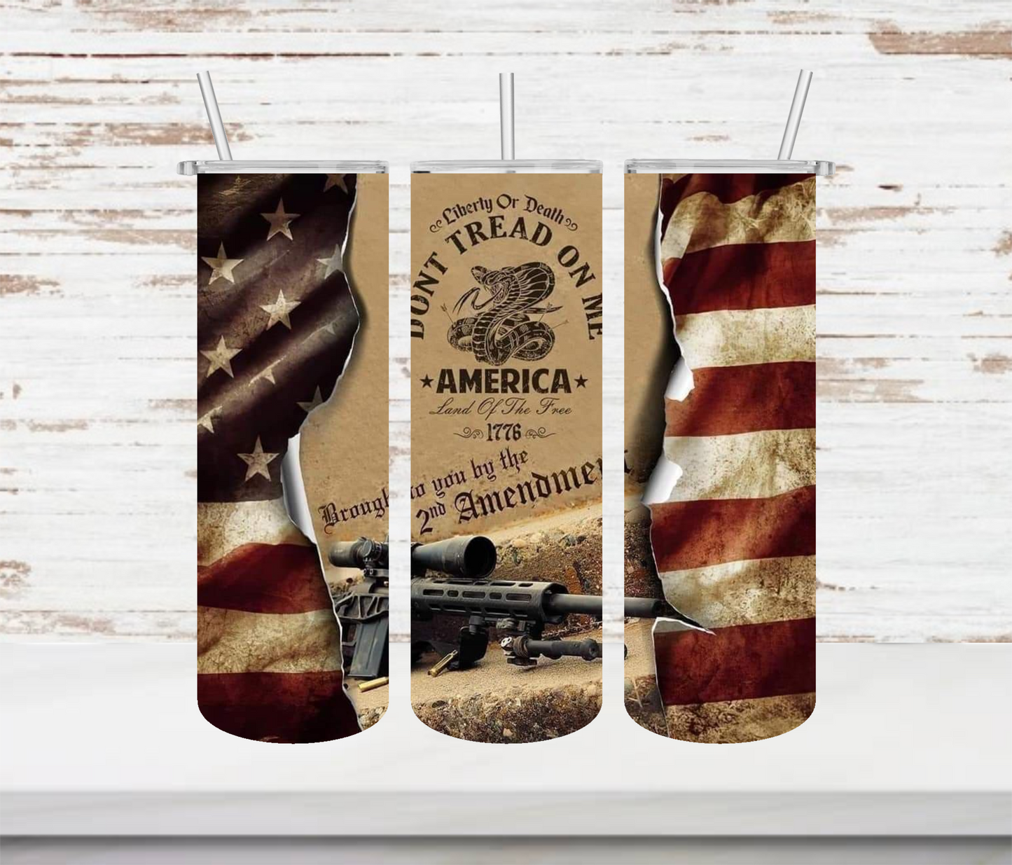 Don't Tread On Me AR Flag Tumbler