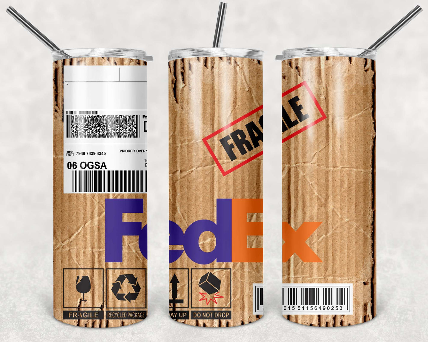 FedEx Box Tumbler