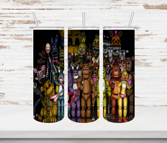 Five Nights at Freddys Tumbler - Head Of Walker Farm LLC