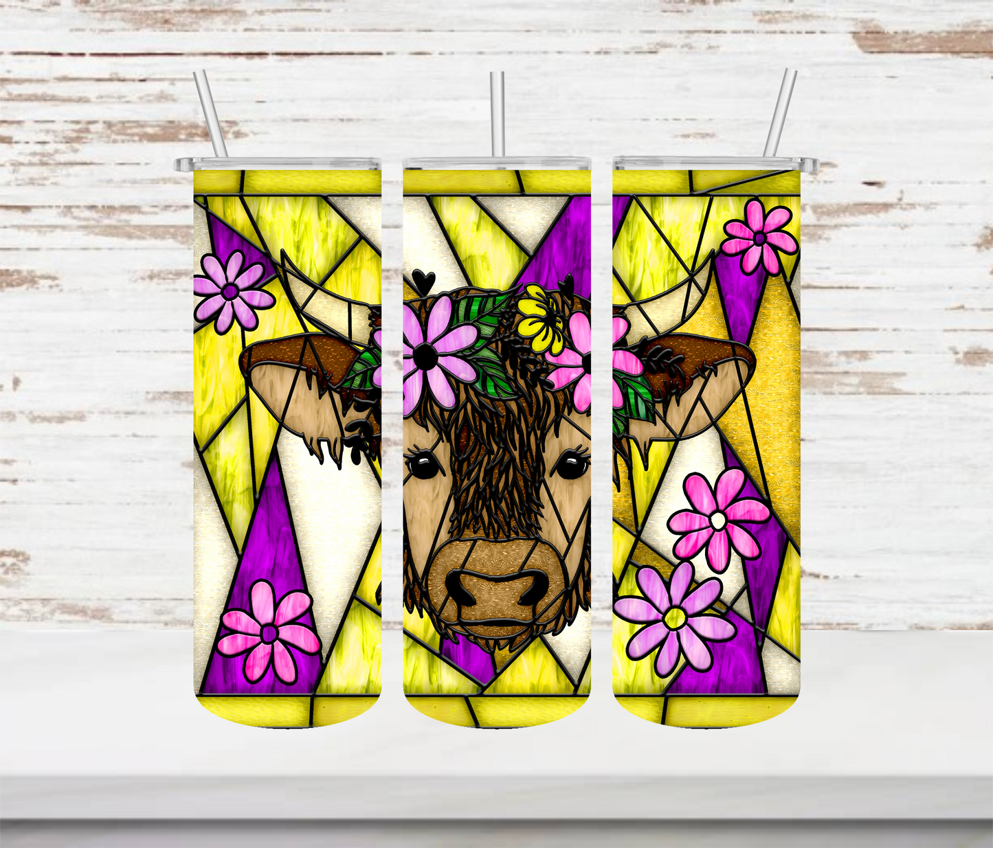 Highland Stained Glass Tumbler