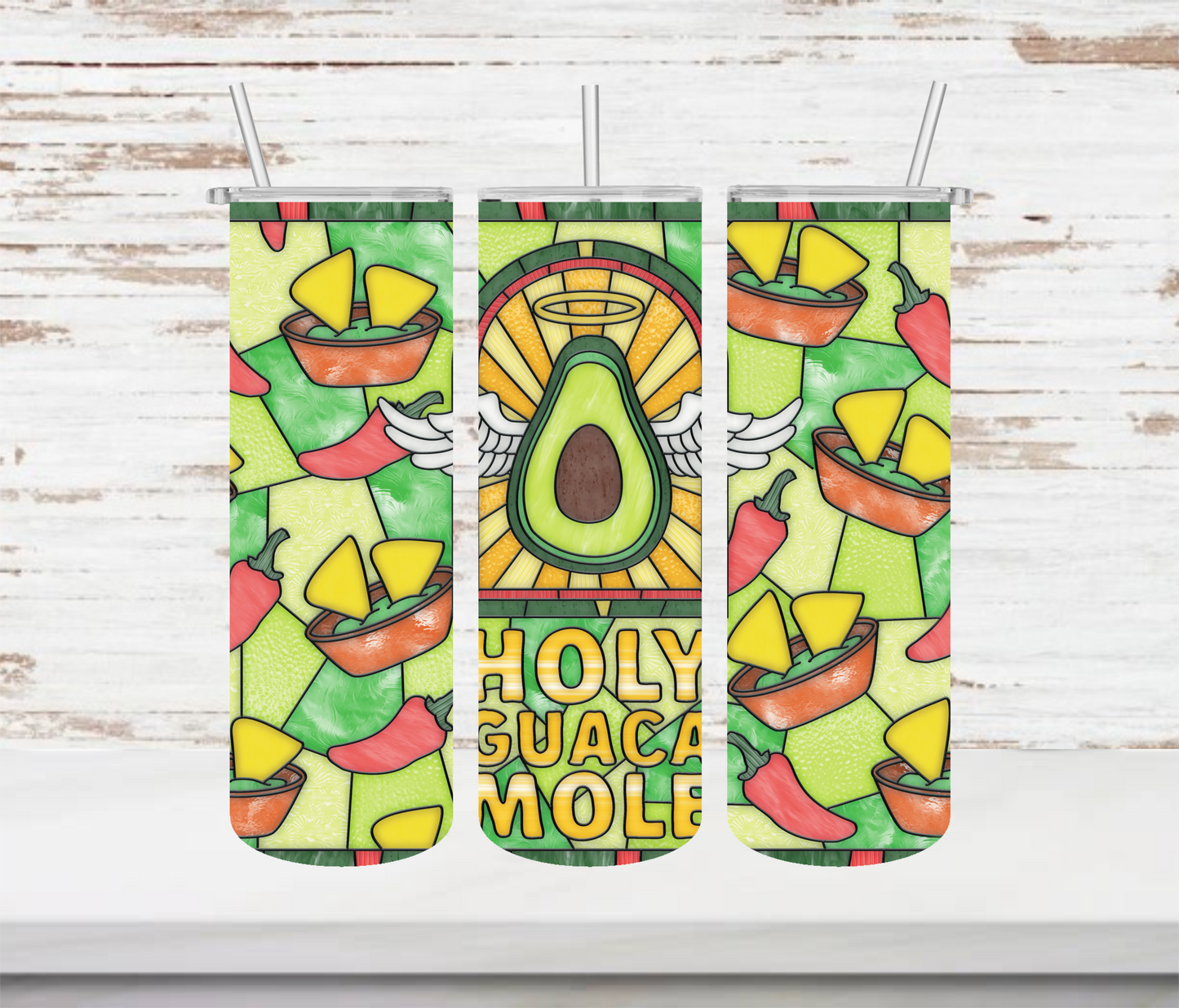 Holy Guacamole Tumbler - Head Of Walker Farm LLC