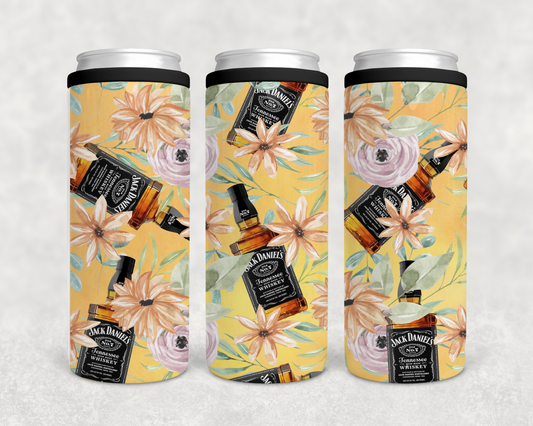 Jack Daniels Floral Tumbler