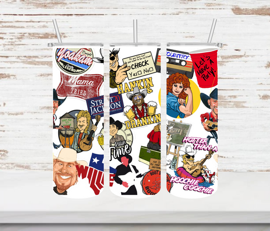90s Country Collage Tumbler
