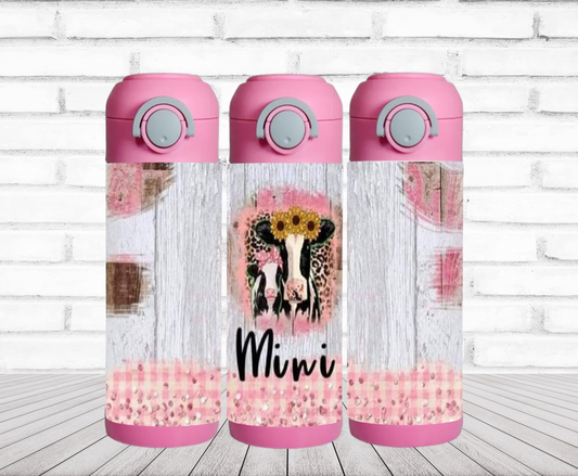 Mini Cow Print Tumbler - Head Of Walker Farm LLC