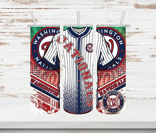 Nationals Jersey Tumbler - Head Of Walker Farm LLC