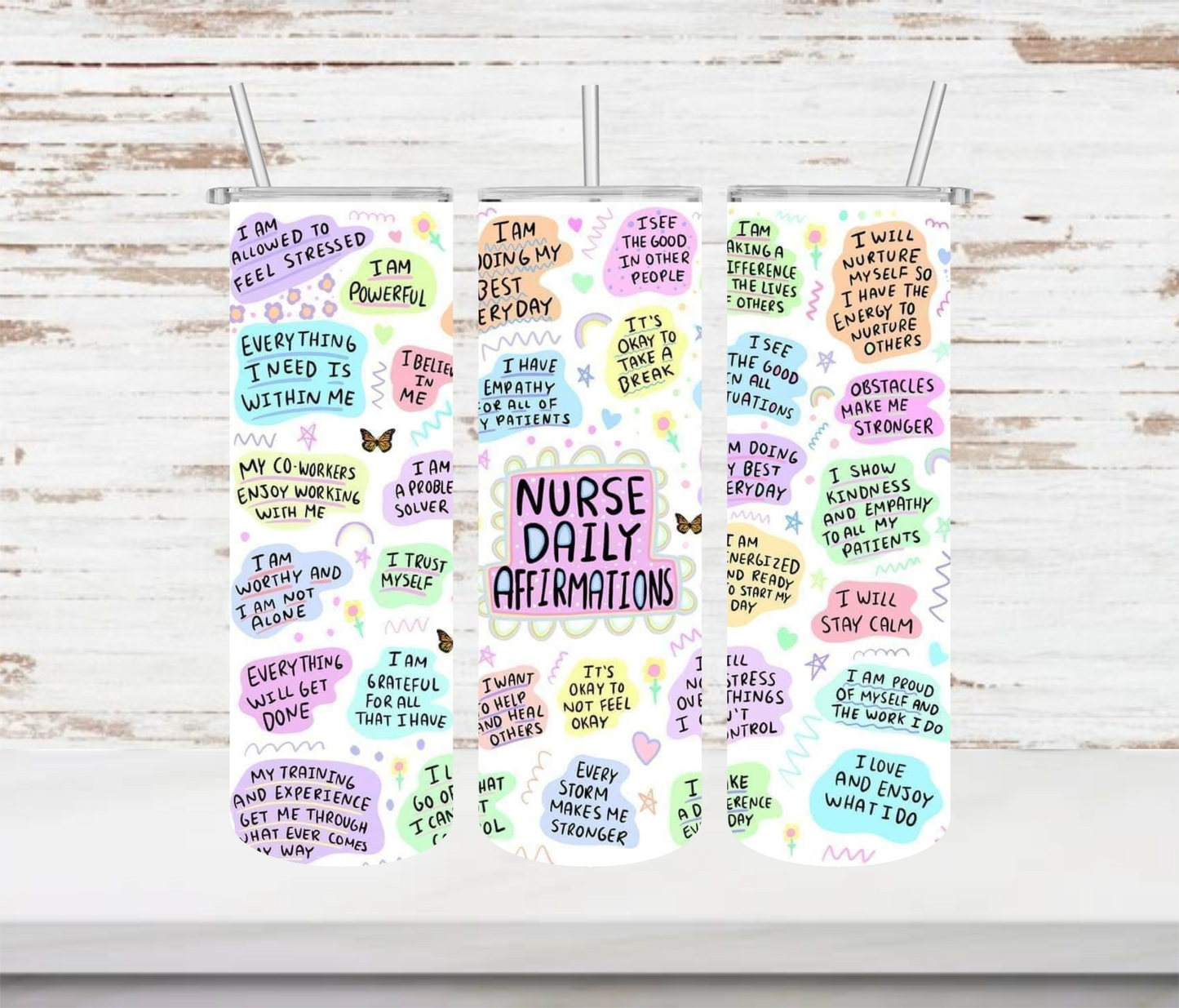 Nurse Daily Affirmations Tumbler