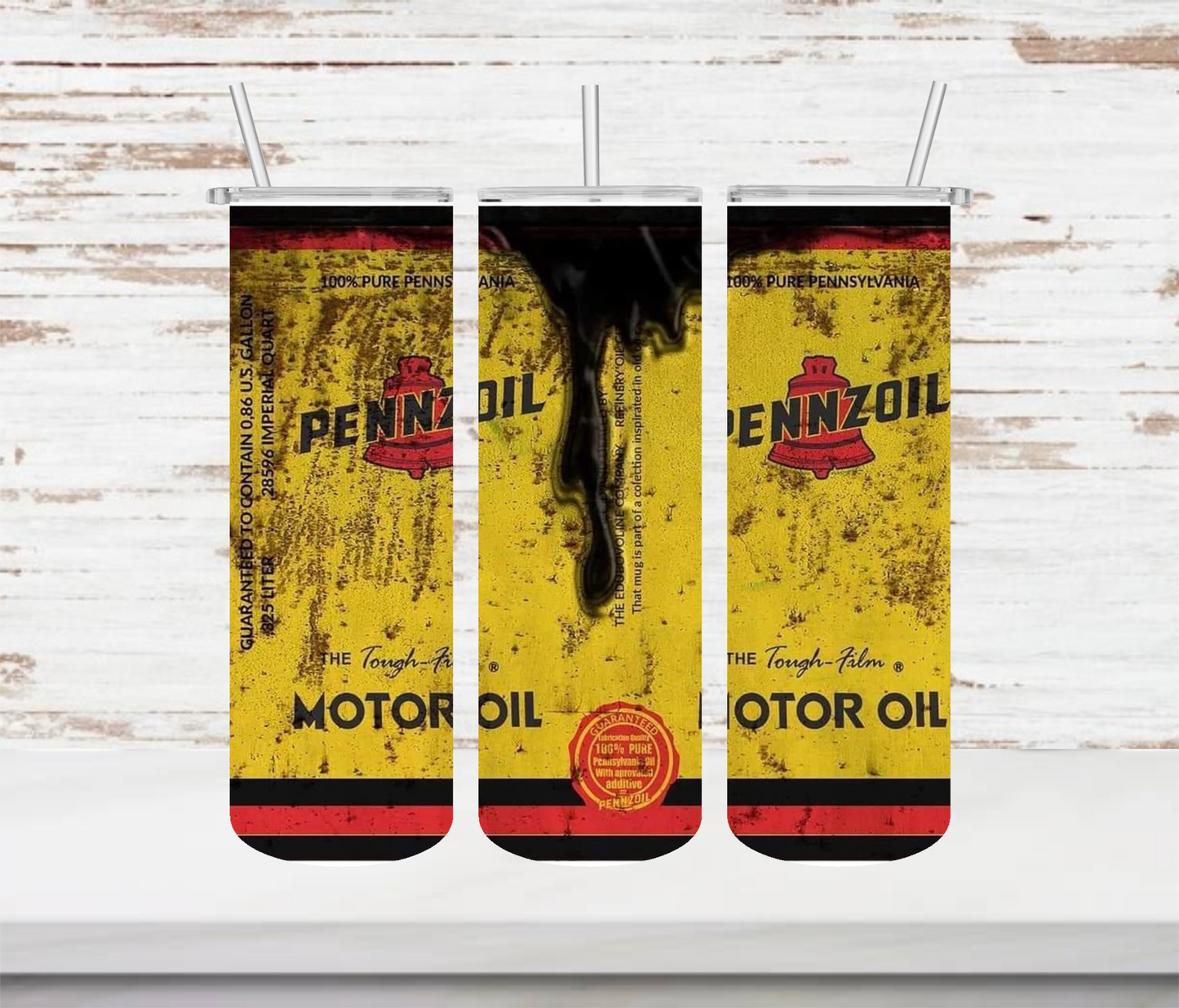 Pennzoil Oil Can Tumbler