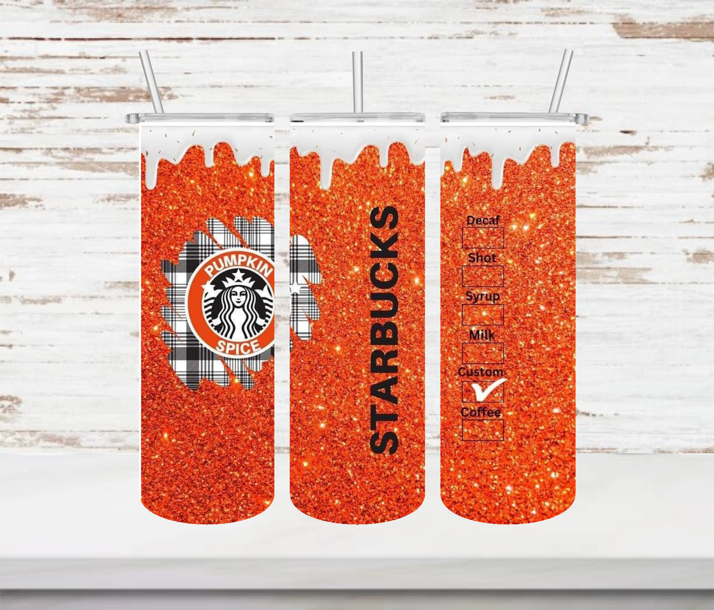 Pumpkin Spice Coffee Tumbler - Head Of Walker Farm LLC