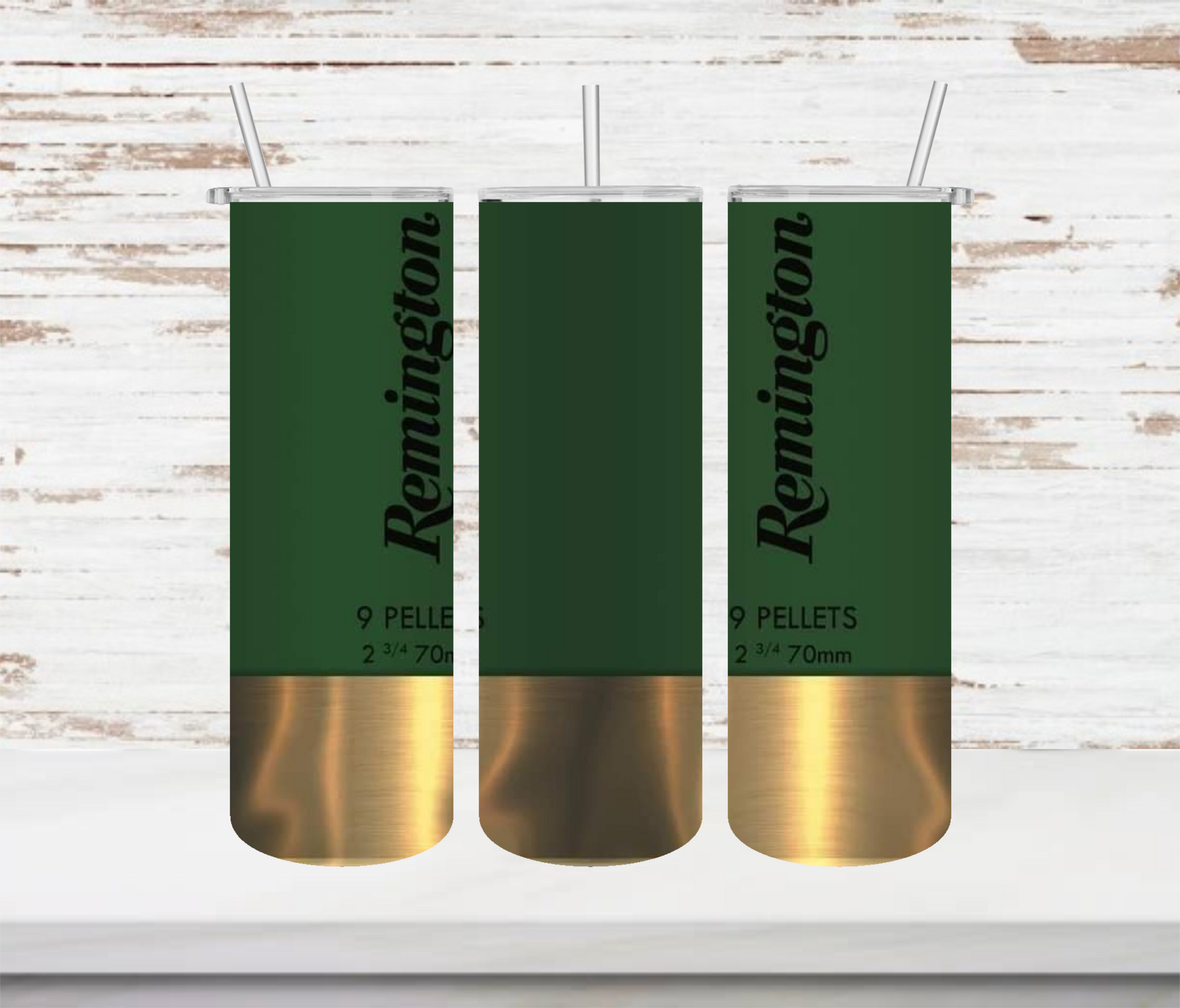 Remington Green Shell  Tumbler - Head Of Walker Farm LLC