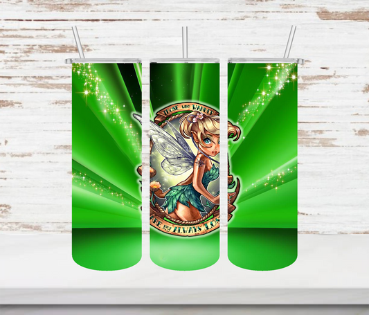 Tinkerbelle Tattooed Tumbler - Head Of Walker Farm LLC