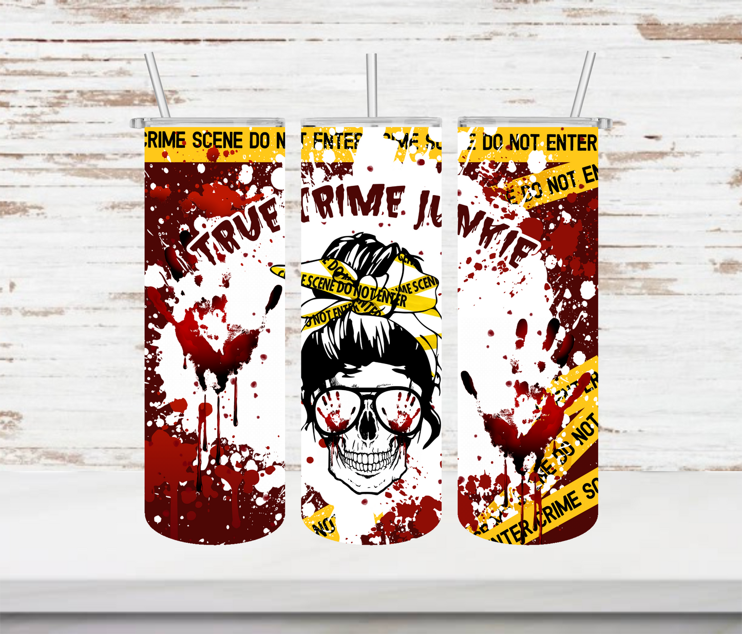 True Crime Junkie Tumbler