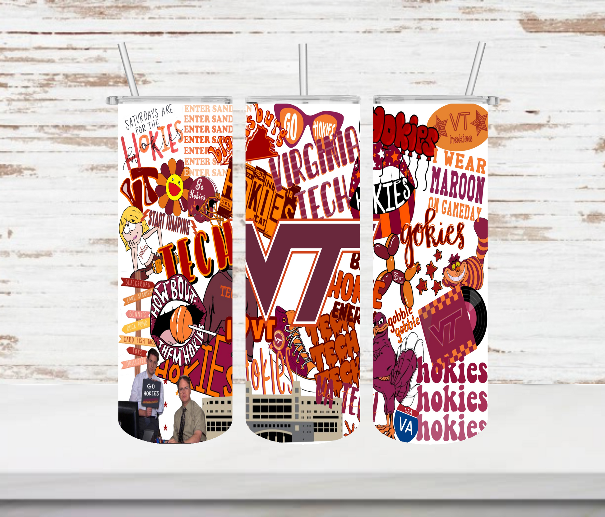 VT Collage Tumbler - Head Of Walker Farm LLC