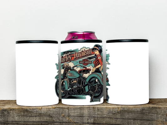 Vintage Harley one girl Tumbler - Head Of Walker Farm LLC