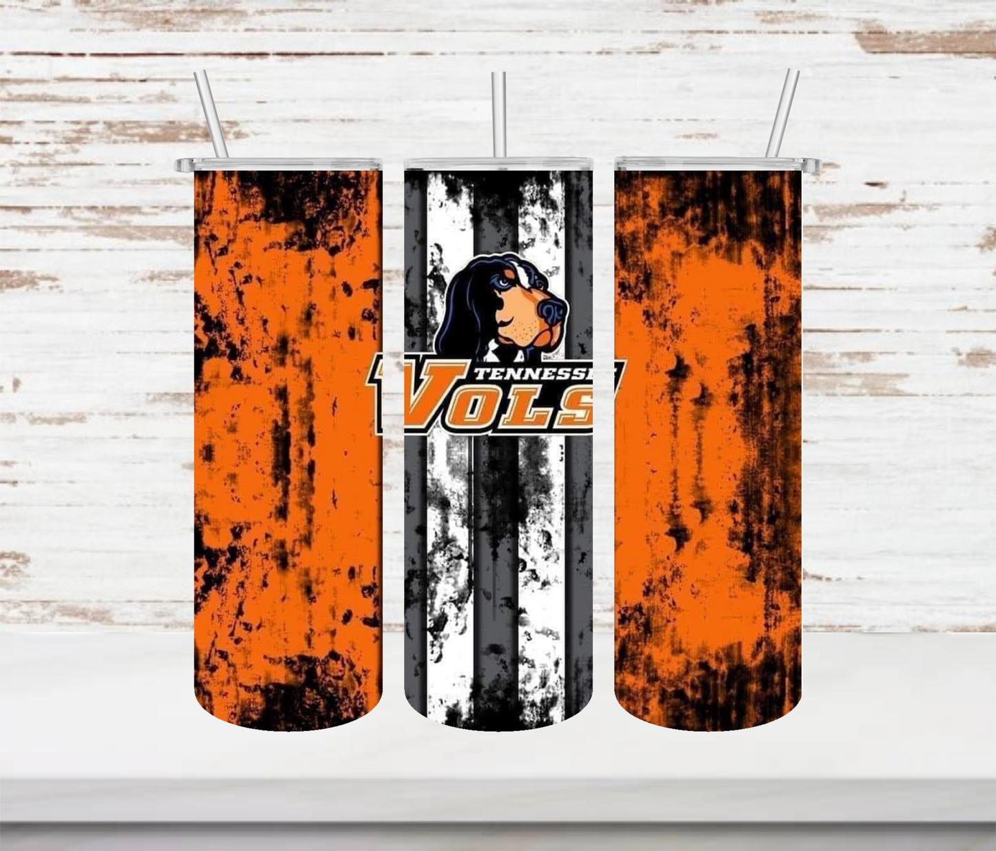 Tennessee Vols Grunge Tumbler