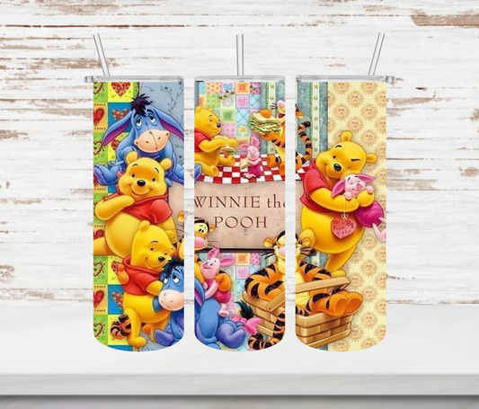 Winnie The Pooh Tumbler - Head Of Walker Farm LLC