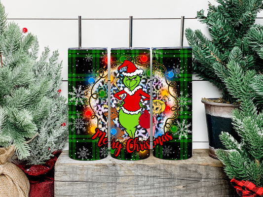 Christmas Grinch Tumbler